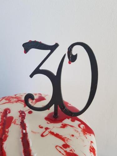 "30 IS SCARY" CAKE