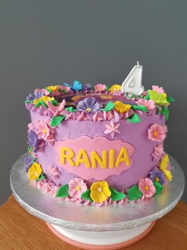 Tangled (Rapunzel) Cake 