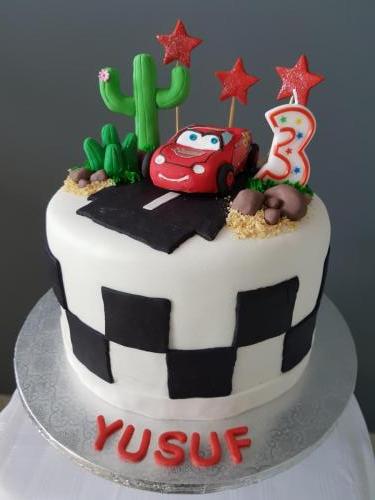 3rd Birthday Cars Cake