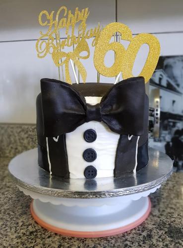 Bow-tie 3D Cake