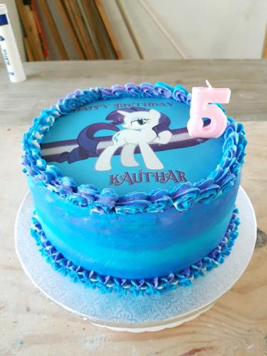 MLP Rarity cake