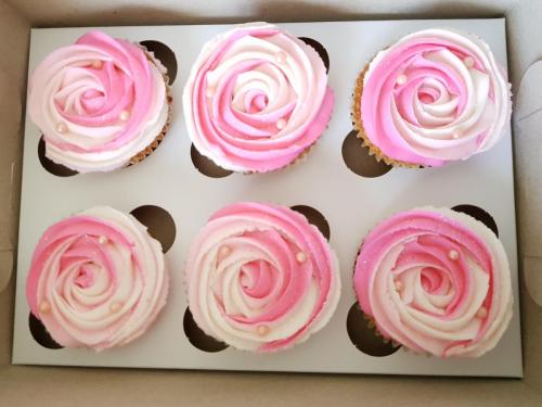 PINK OMBRE CUPCAKES